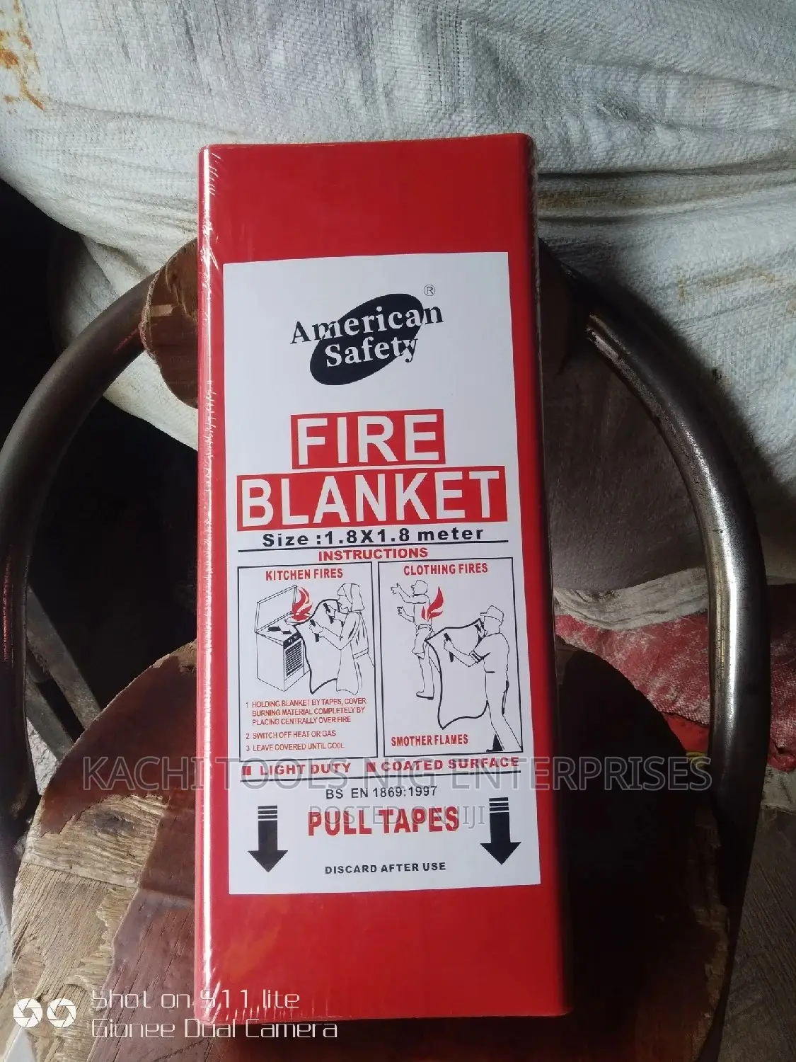 6x6 Fire Blanket
