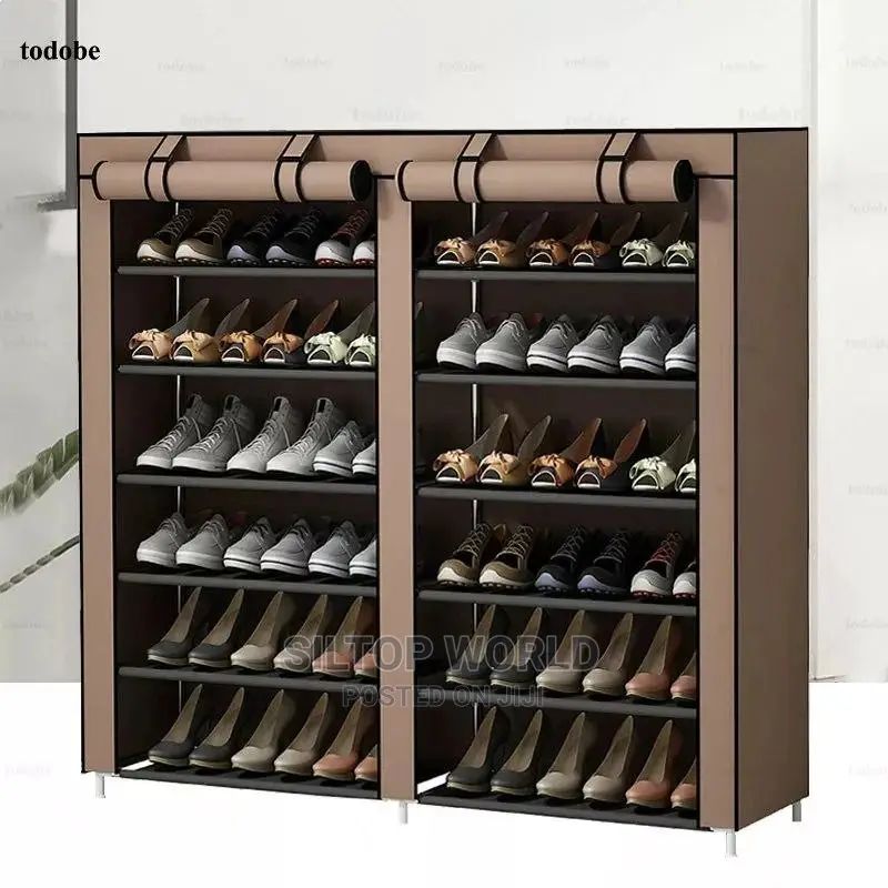 Durable Shoe Rack With Cover