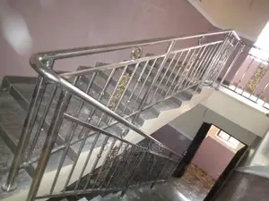 Silver Design Stainless Handrails and Gold Design