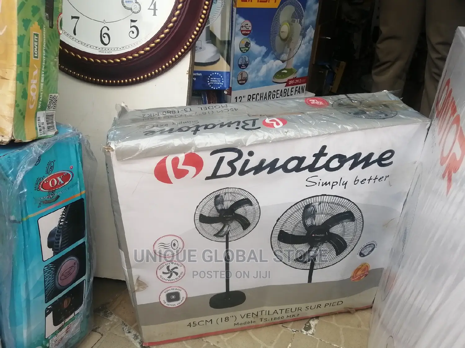 Binatone 18" Standing Fan Ts-1880 Mk2