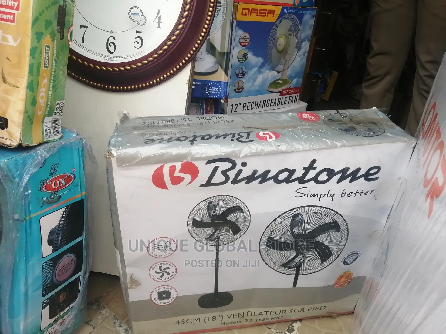 Binatone 18" Standing Fan Ts-1880 Mk2