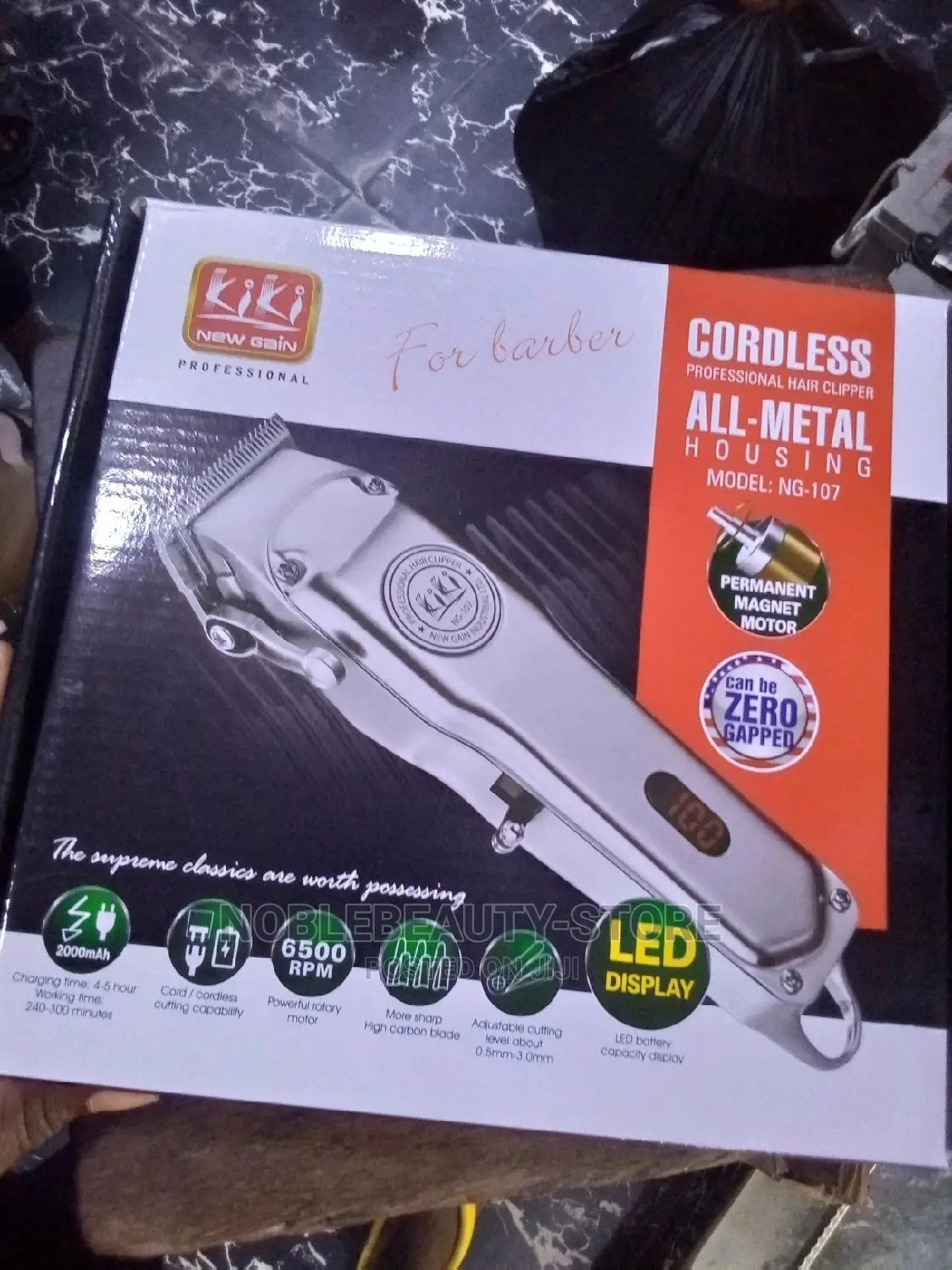 Kiki Professional Matal Cordless Clipper