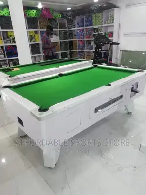 7ft Classic Marble Coin Snooker Table With Accessories