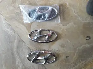 Logos for Hyundai Motors.