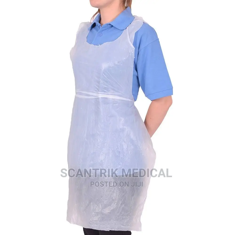 Disposable White Apron Bib