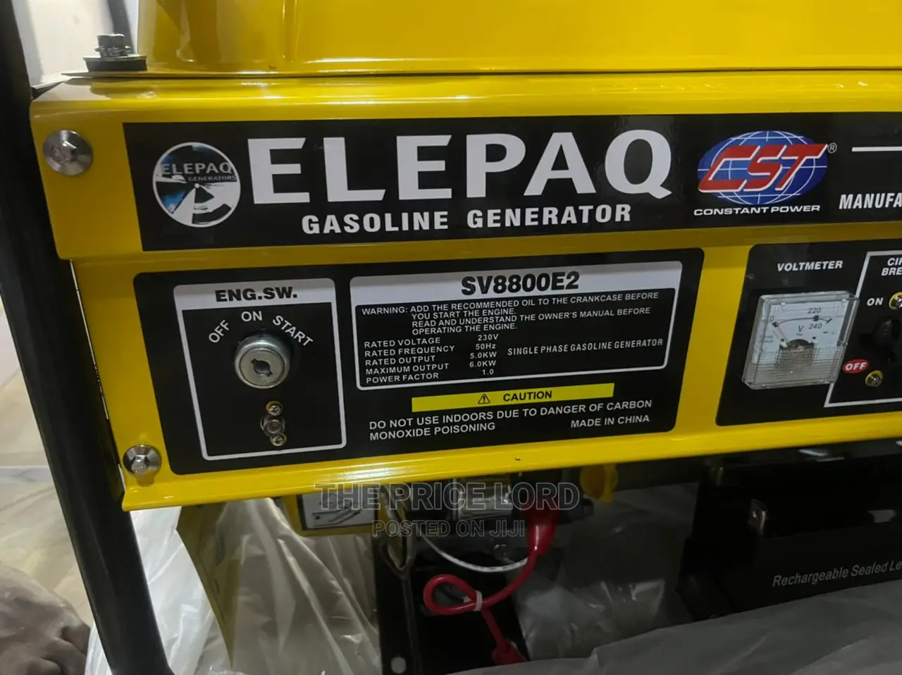 Elepaq Constant 5KVA Generator