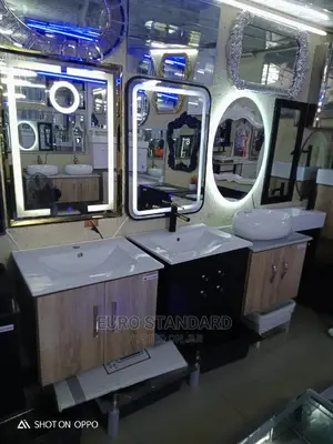 Single 60cm Cabinet With Led Mirror