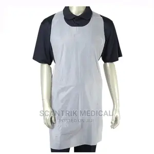 White Disposable Aprons for Hospital Clinic