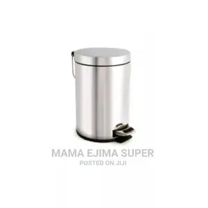 Stainless Steel Pedal Trash Bin - 12 Litres