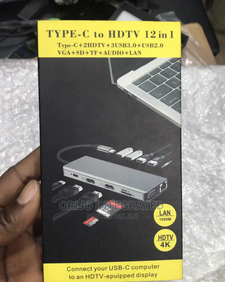 Type-C to HDTV 12 in 1 Adapter
