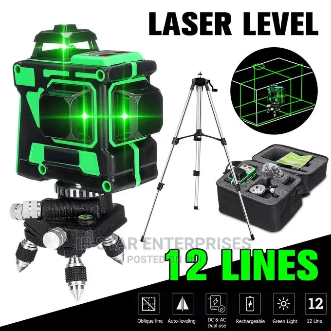 360 Degrees Free Delivery Auto Self Level 12lines Laser
