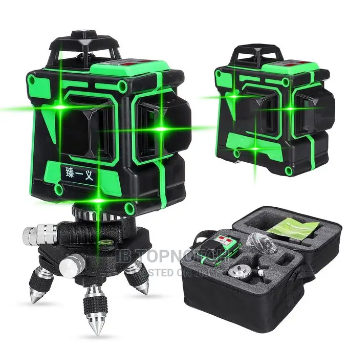 12 Lines Laser Level Cross 3D Green Line Laser
