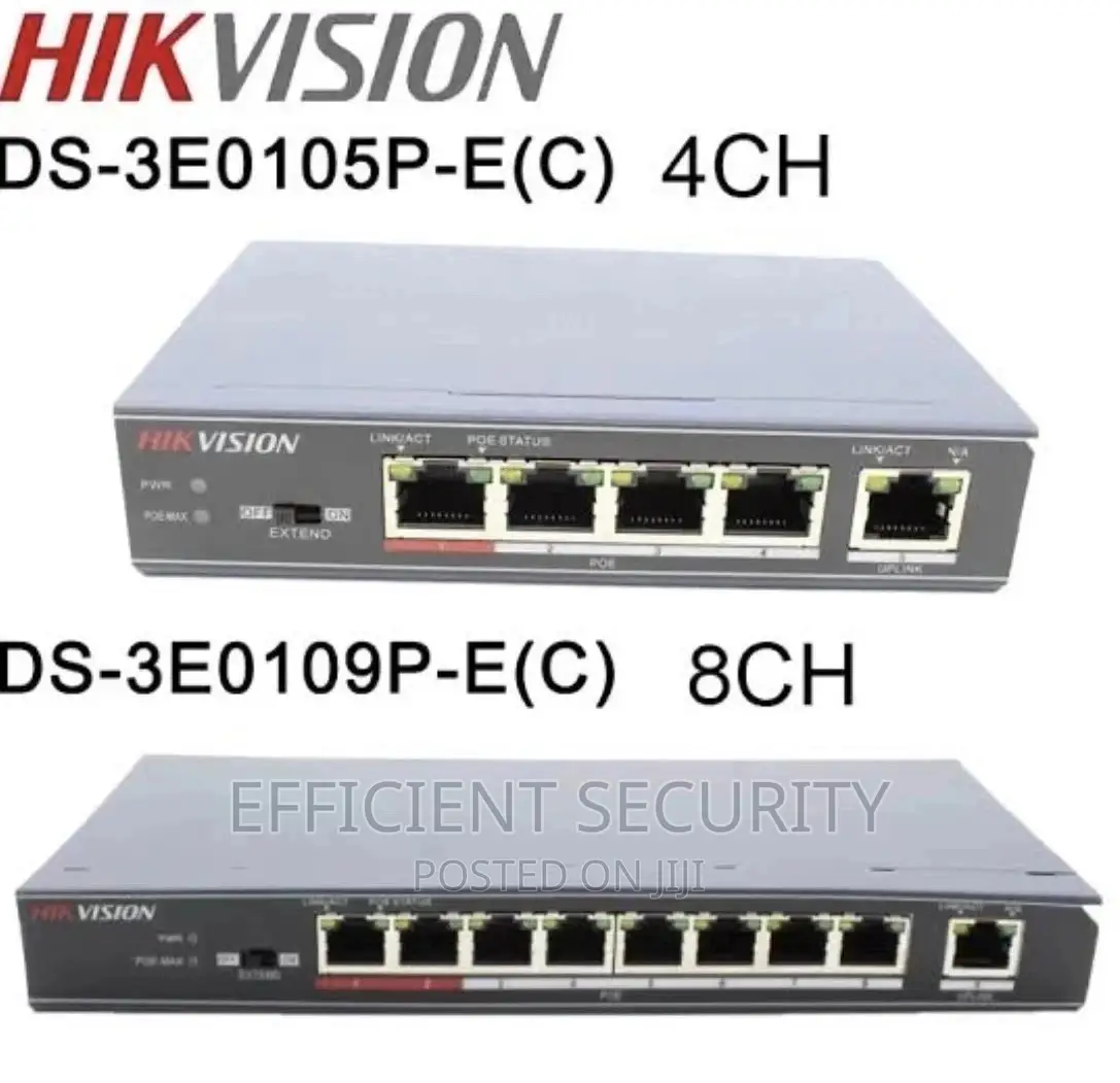 Hikvision 4 Poe Switch DS-3E0105P-E(C)