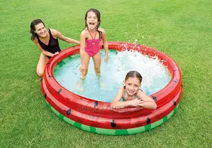 Intex Round Inflatable Watermelon Pool With Pump