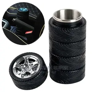 Tyre-Shaped Stainless Steel Travel Mug