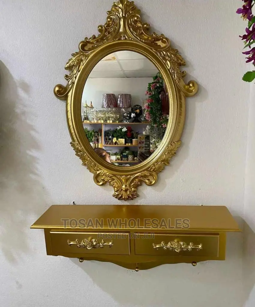 Mirror Wall Console Set