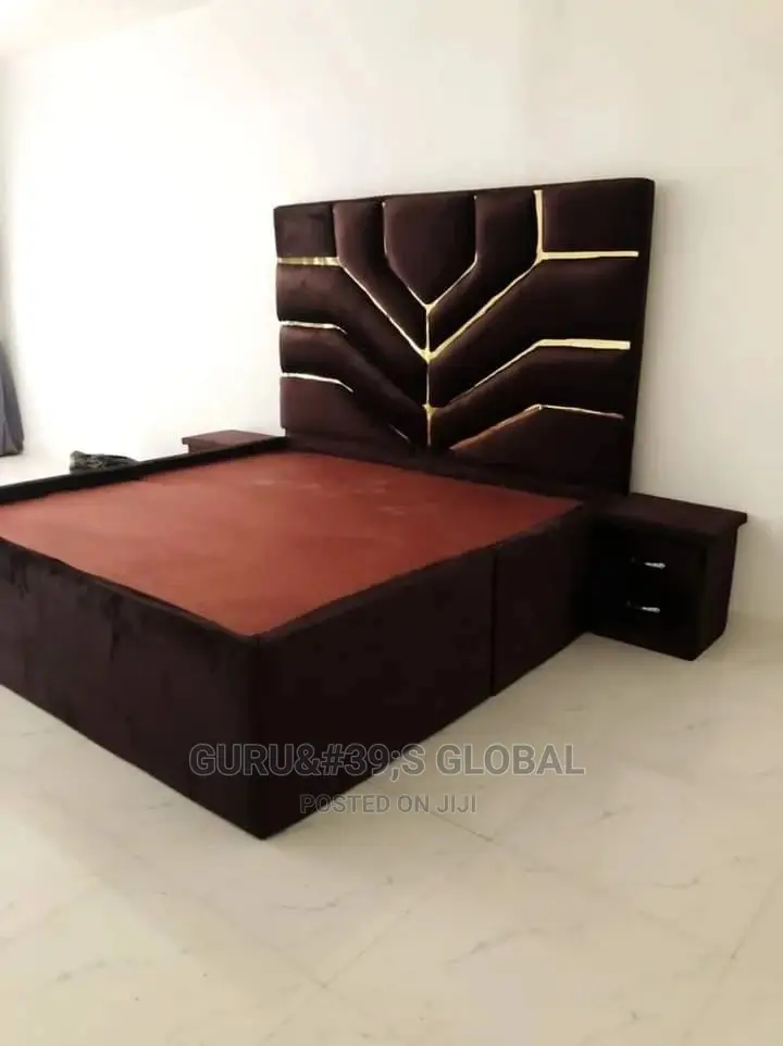 6 by 6 Padded Bed Frame