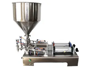 Two Head Paste Cream Liquid Lotion Oil Filling Machine
