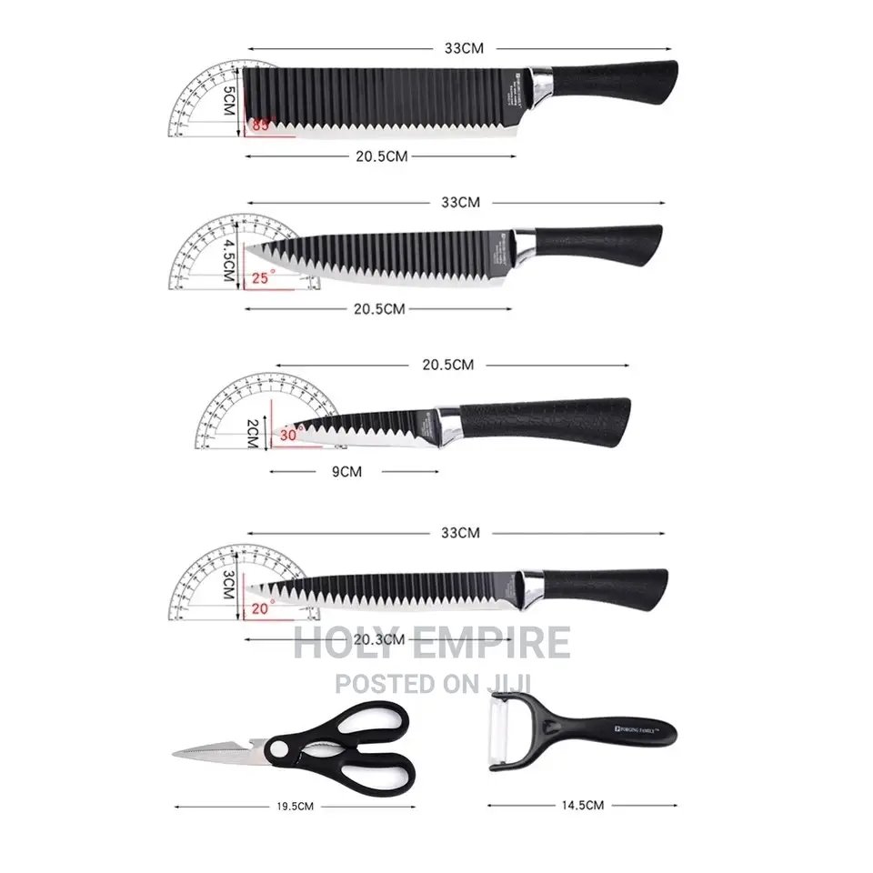 Good Quality 6 PCS Knife Set Gift Set