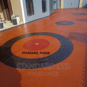 Standard American Stamp Concrete Floor