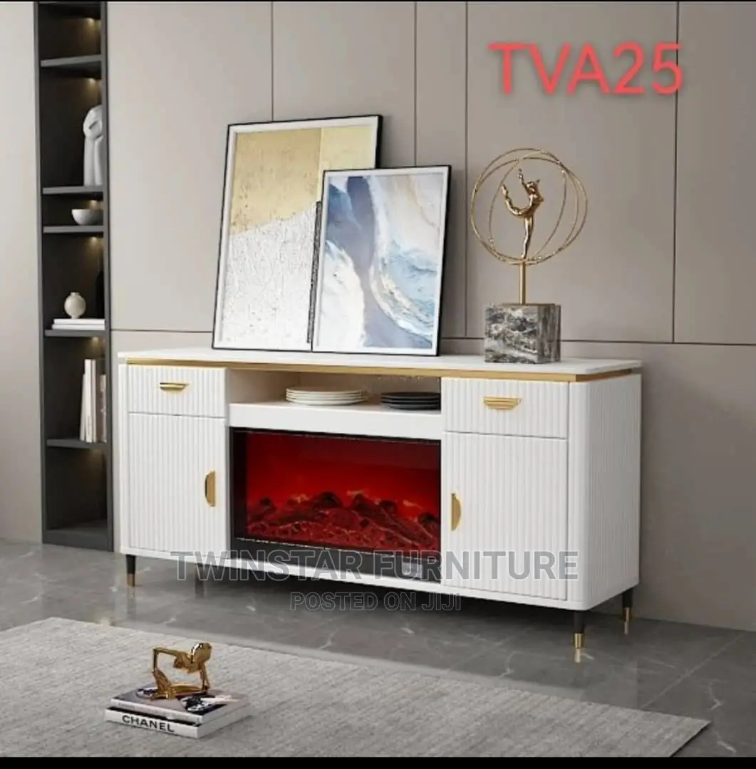 New Modern Royal Fireplace TV Stand