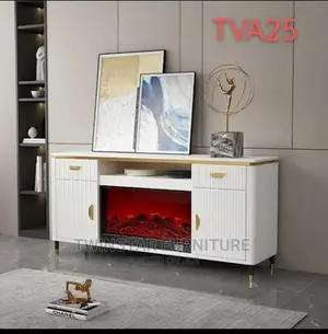 New Modern Royal Fireplace TV Stand