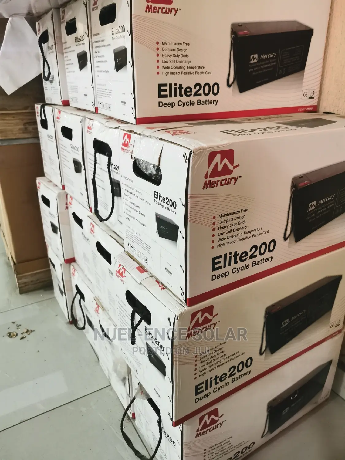 12v 200ah Mercury Indian Battery