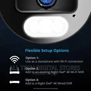 Night Owl Panoramic HD Wi-Fi Camera With Built-in Spotlight