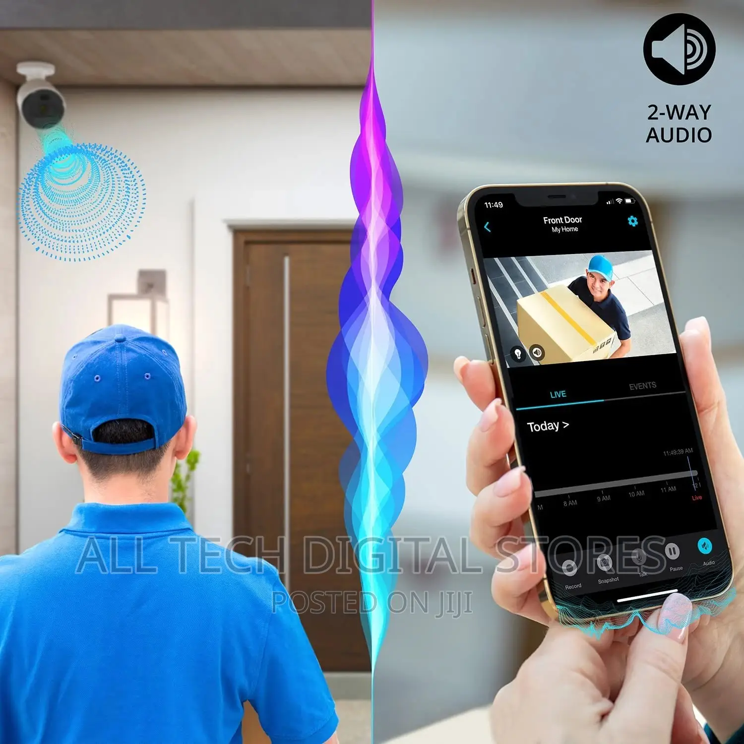 Night Owl Panoramic HD Wi-Fi Camera With Built-in Spotlight