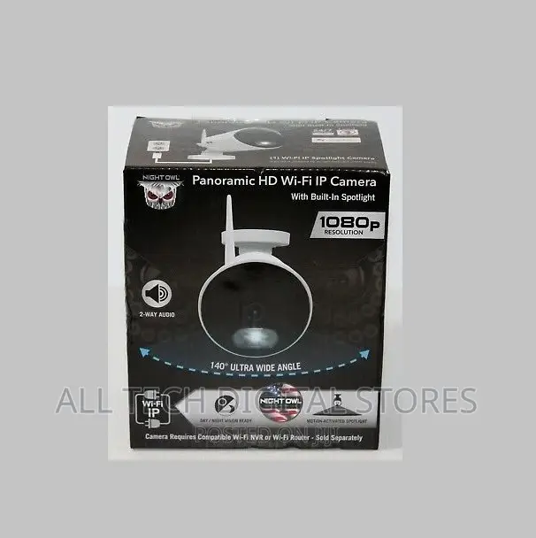 Night Owl Panoramic HD Wi-Fi Camera With Built-in Spotlight