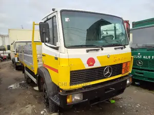 Mercedes Truck Yellow and White