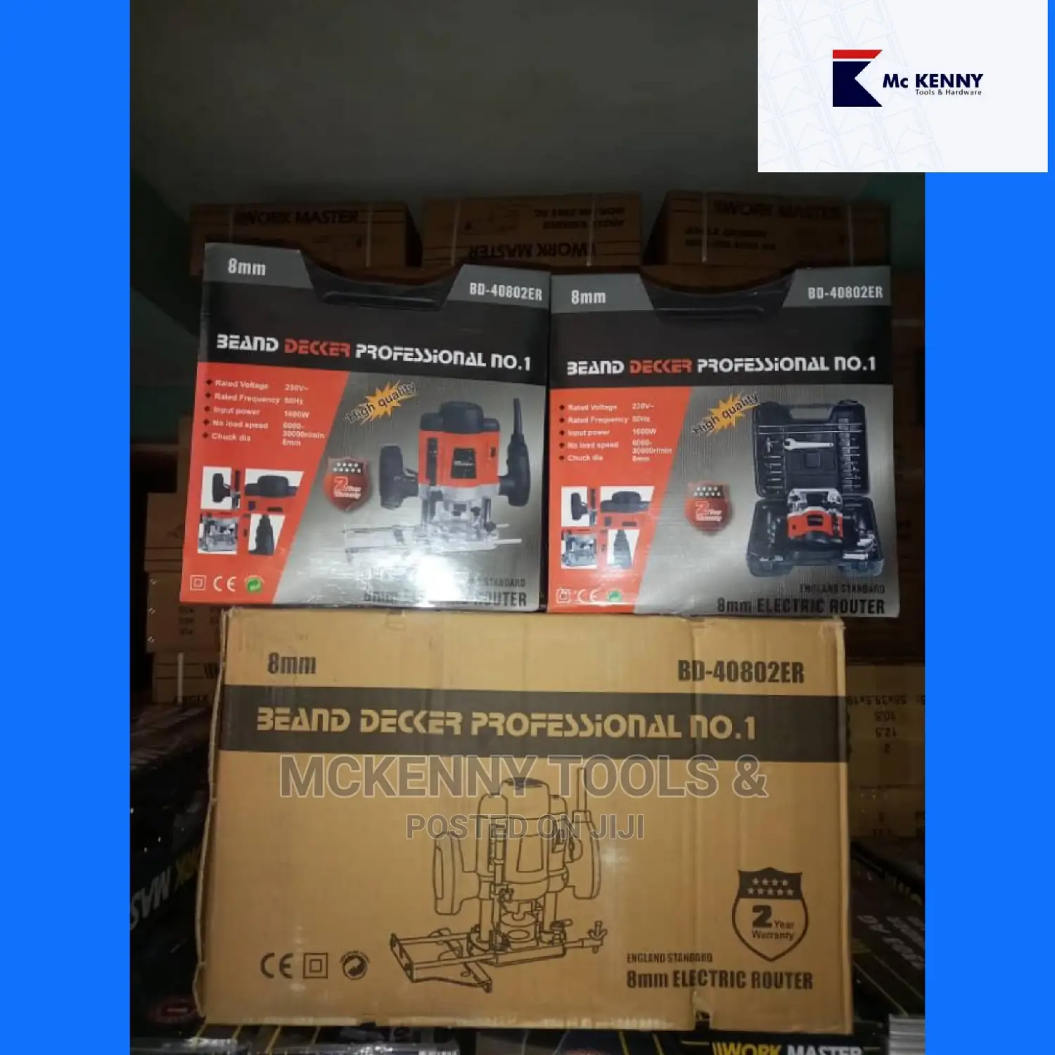 Be and Decker Professional No.1 Router 8mm