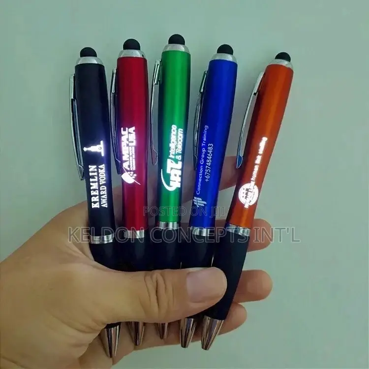 Led Logo Stylus Pen With Branding ;Moq-50pcs
