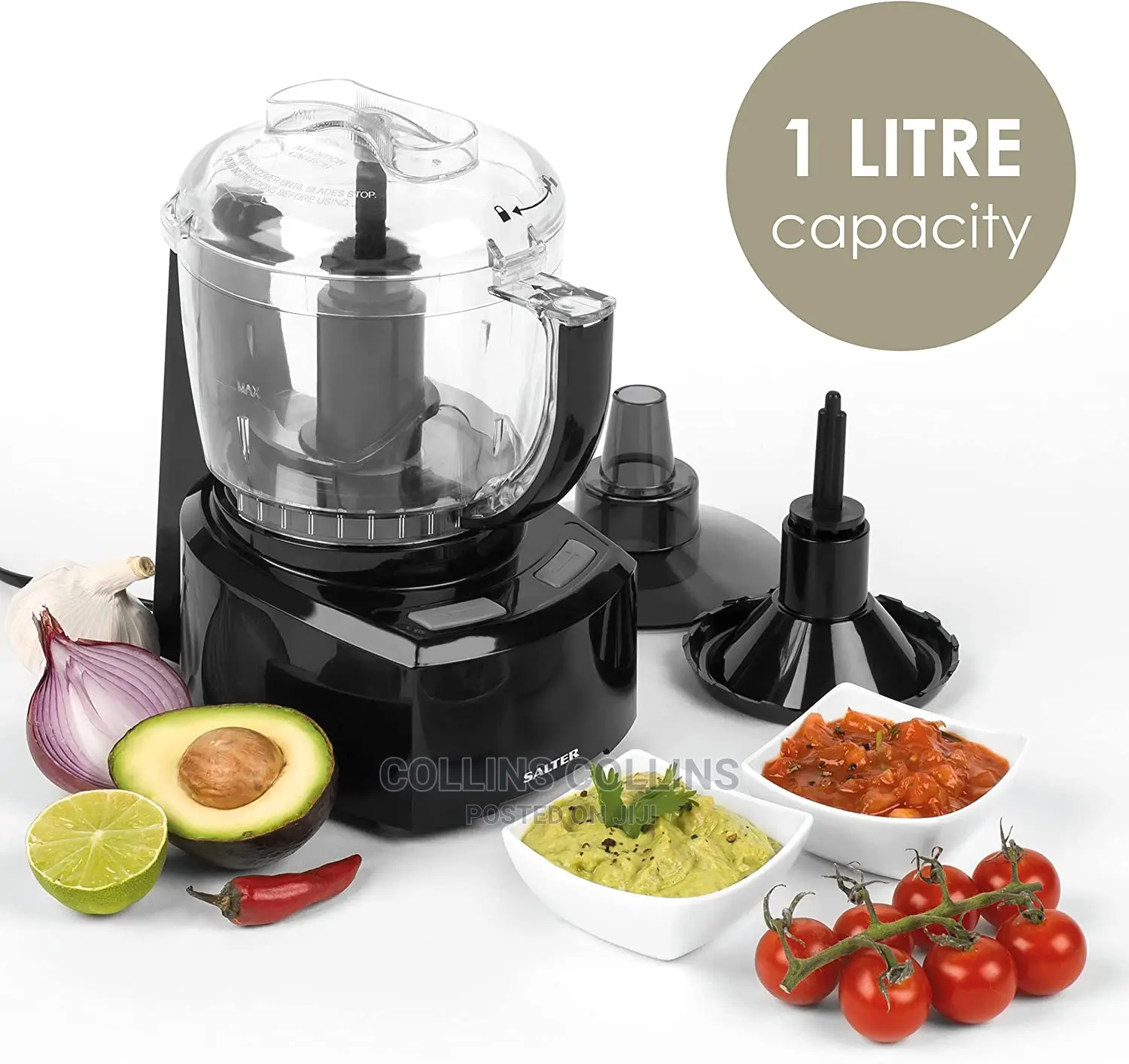 Salter 8 in 1 Electric Food Processor Chopper