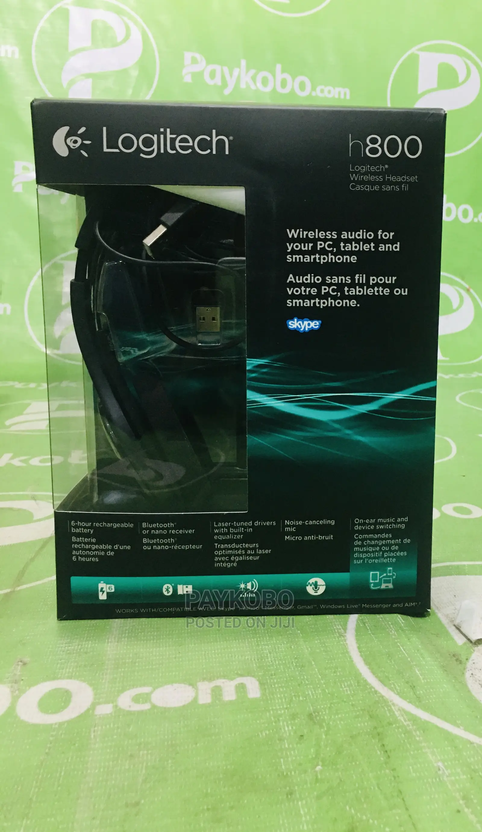 Logitech H800 Bluetooth Wireless Headset With Mic
