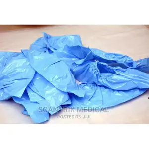 Quality Disposable Plastic Blue Shoe Covers Cleaning