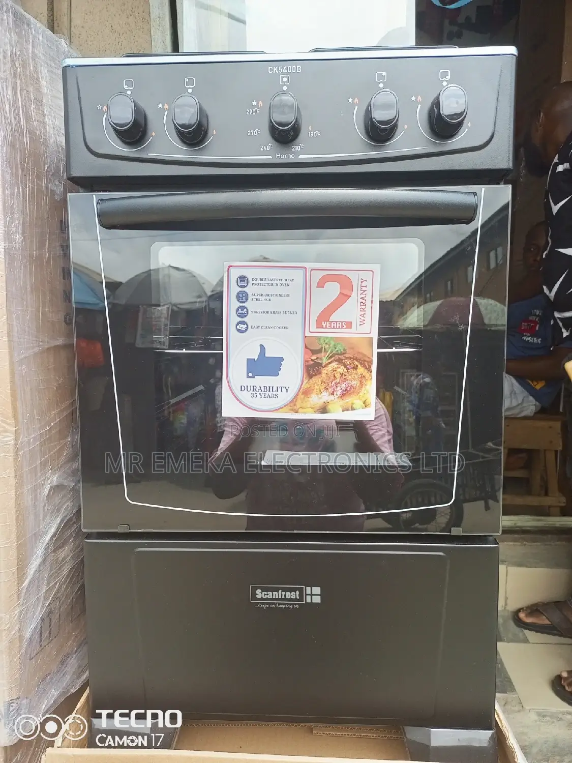 Scanfrost Gas Cooker