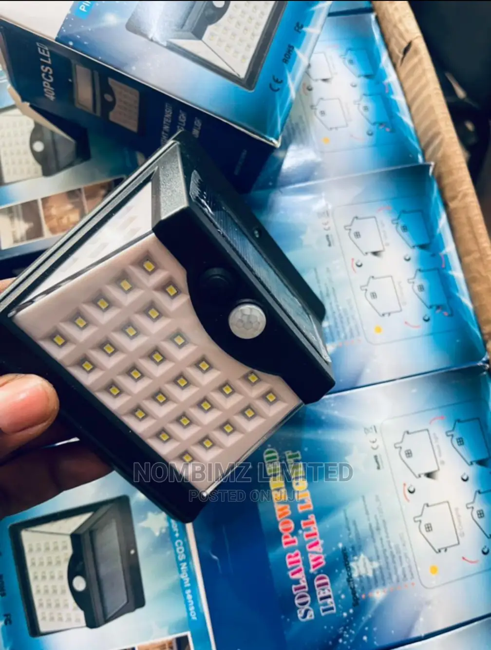 Nombimz Solar Powered Led Wall Light