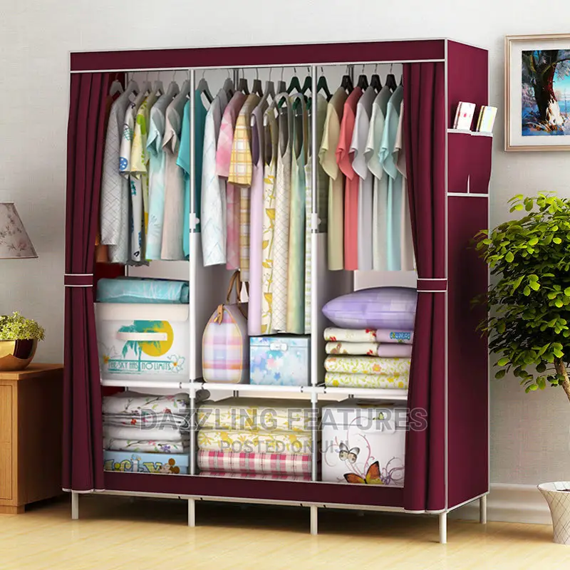 Durable 3 Columns Wardrobe