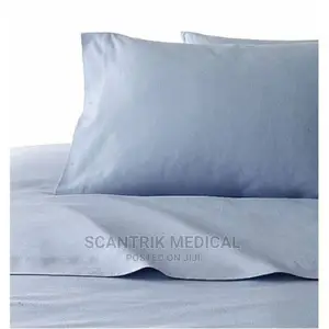 Blue Reusable Bed And Pillow For Hospital