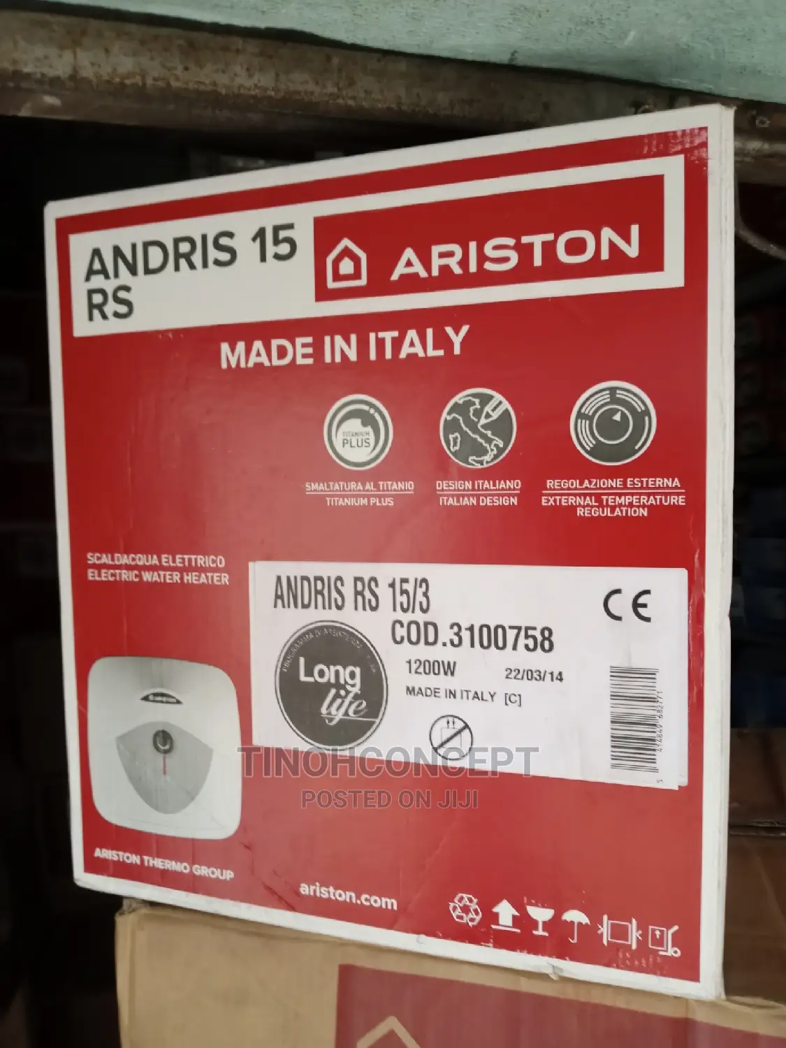 Ariston Water Heater 15L