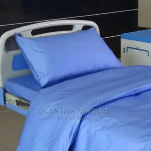 Medical Blue Reusable Bed and Pillow for Hospital