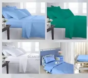 Portable Medical Blue Reusable Bed and Pillow for Clinical