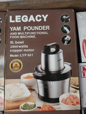 Multipurpose Yam Pounder Legacy 8L 2800watts Motor
