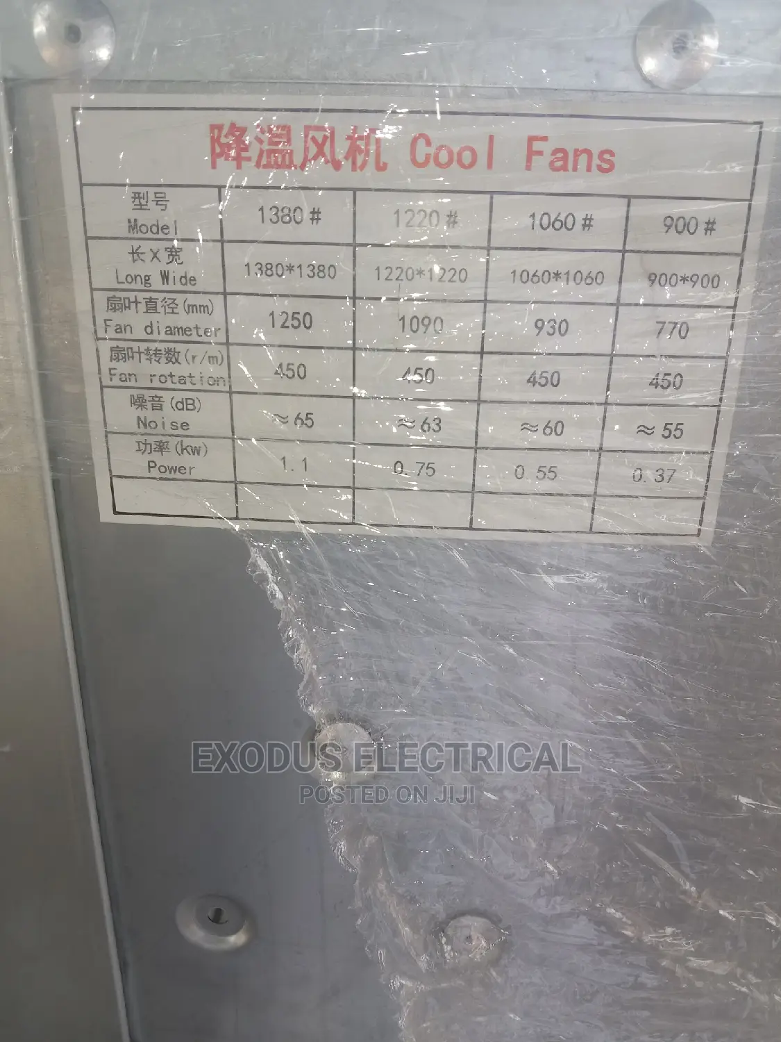 Extractor Fan 48inches