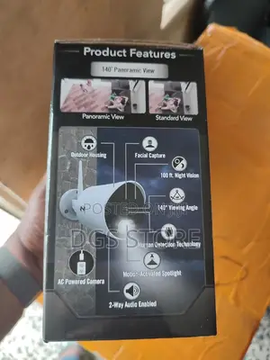 Panoramic HD Wifi Lp Camera With Built