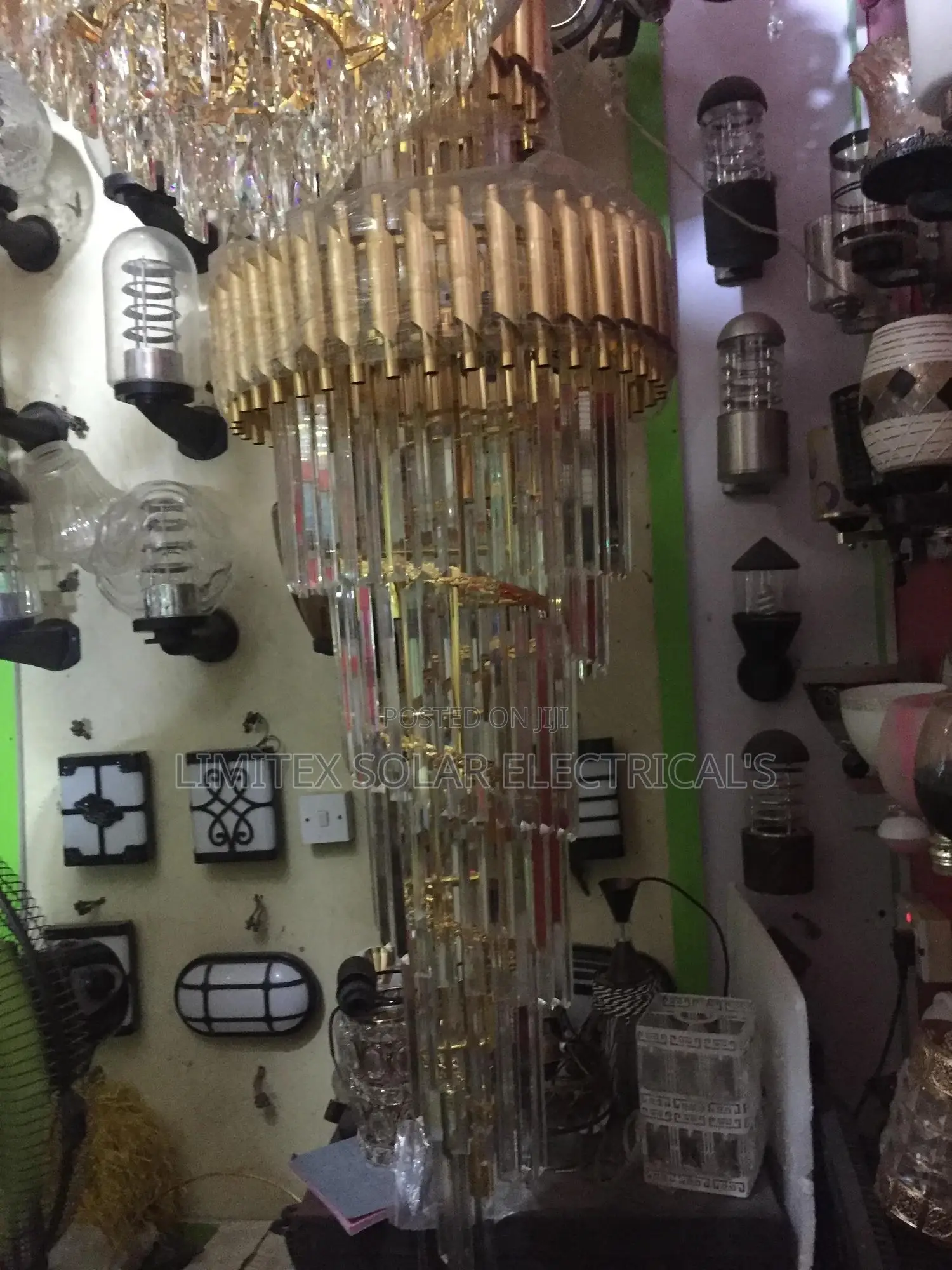 Luxury Design Long Crystal Chandelier