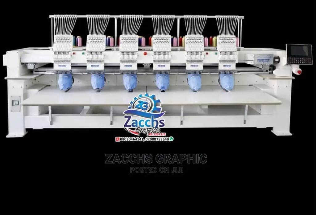 Embroidery Monogram 6 Head Machine