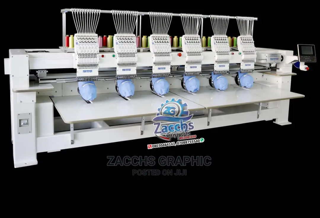 Embroidery Monogram 6 Head Machine