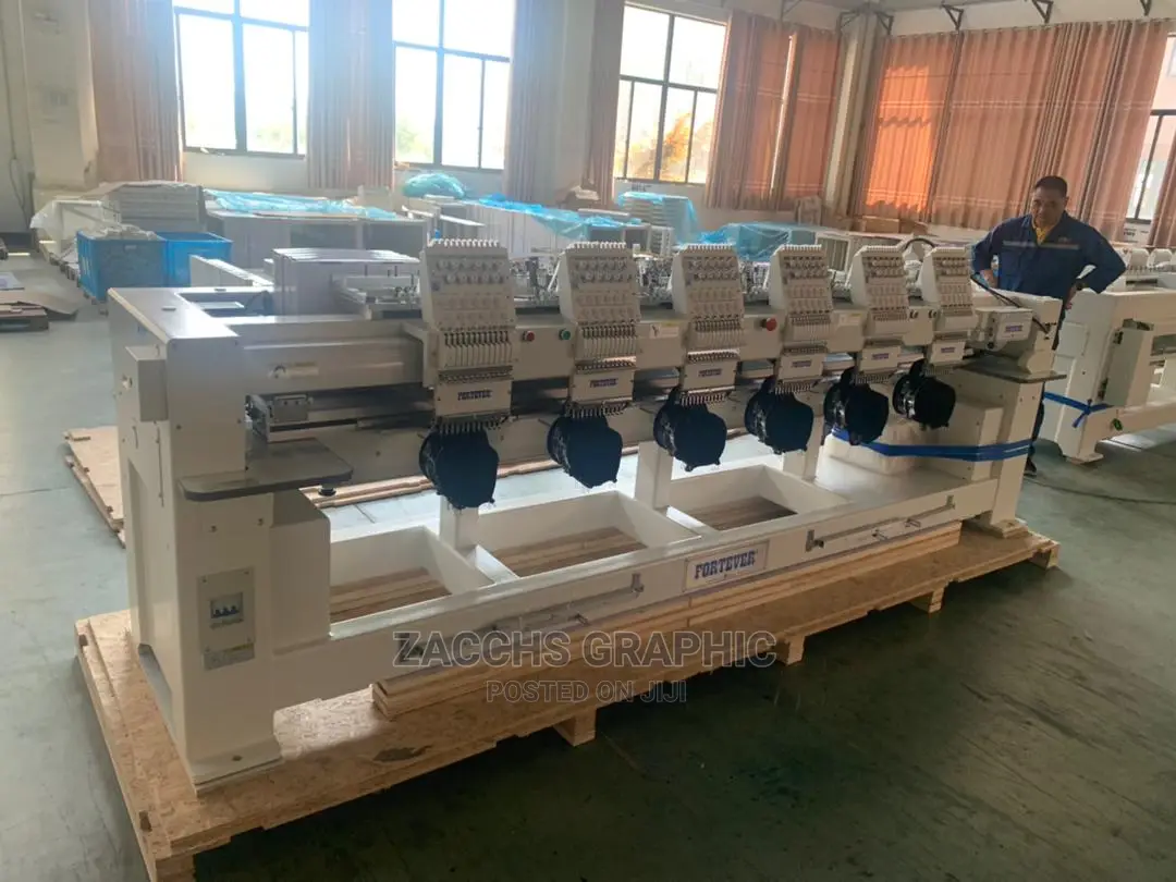 Embroidery Monogram 6 Head Machine